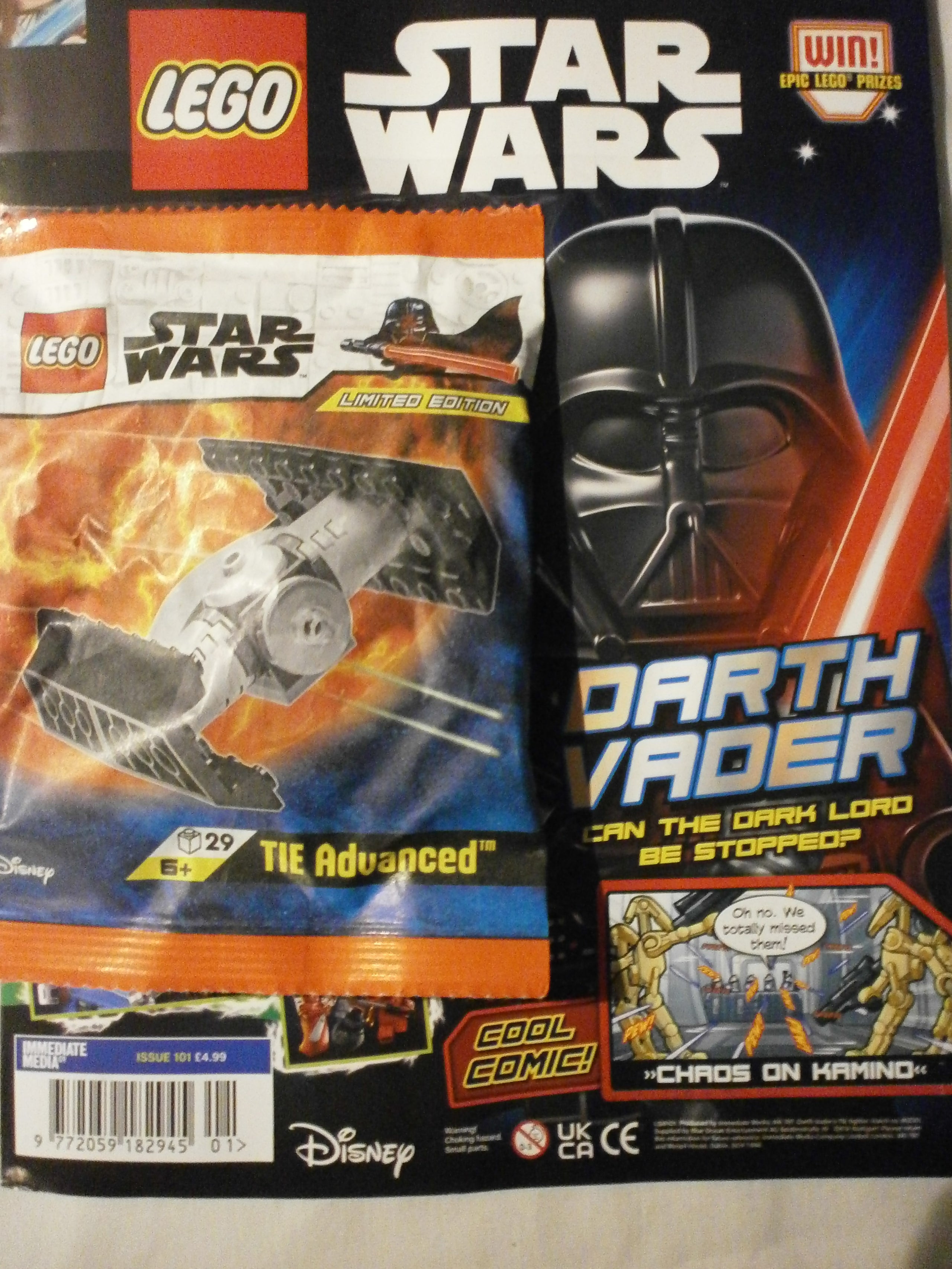 LEGO Star Wars Magazine Issue 101 marks toys and gifts